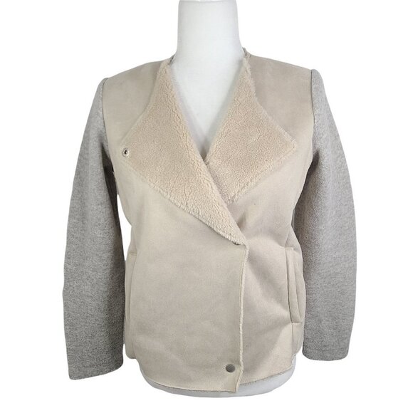 BB Dakota Glenna Faux Suede Sherpa Jacket - Picture 4 of 14